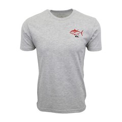 QUIKSILVER MENS TUNA FISH T SHIRT GRAY HEATHER TEE