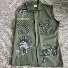 Operation Ivy Rancid Punk Rock Original Handmade Vest + Rancid T’s Pre-Owned