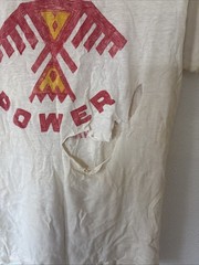 Vintage Band Shirt XIT Psych Native American Distressed Handmade Shirt 1970’s