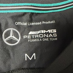 Mercedes AMG Petronas F1 Mens Graphic T-Shirt Black Size M