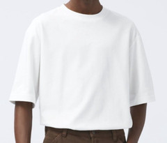 UNIQLO U AIRism Cotton Oversized T-Shirt | Half-Sleeve XS-4XL Japan