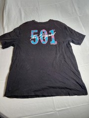 Levi’s 501 Graphic T-Shirt Men’s Medium Black Relaxed Fit Short Sleeve Tee