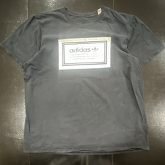 Vintage Adidas Originals Men’s L Black White Graphic Logo T-Shirt