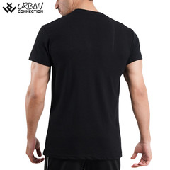 Pack of 12 Shirts | Black Crew Round Neck T-Shirt | Urban Connection | Small-6XL