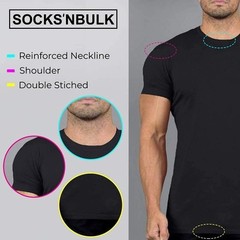BILLIONHATS 12 Pk Wholesale Men’s Cotton T-Shirt Bulk Big Tall Short Sleeve Tees