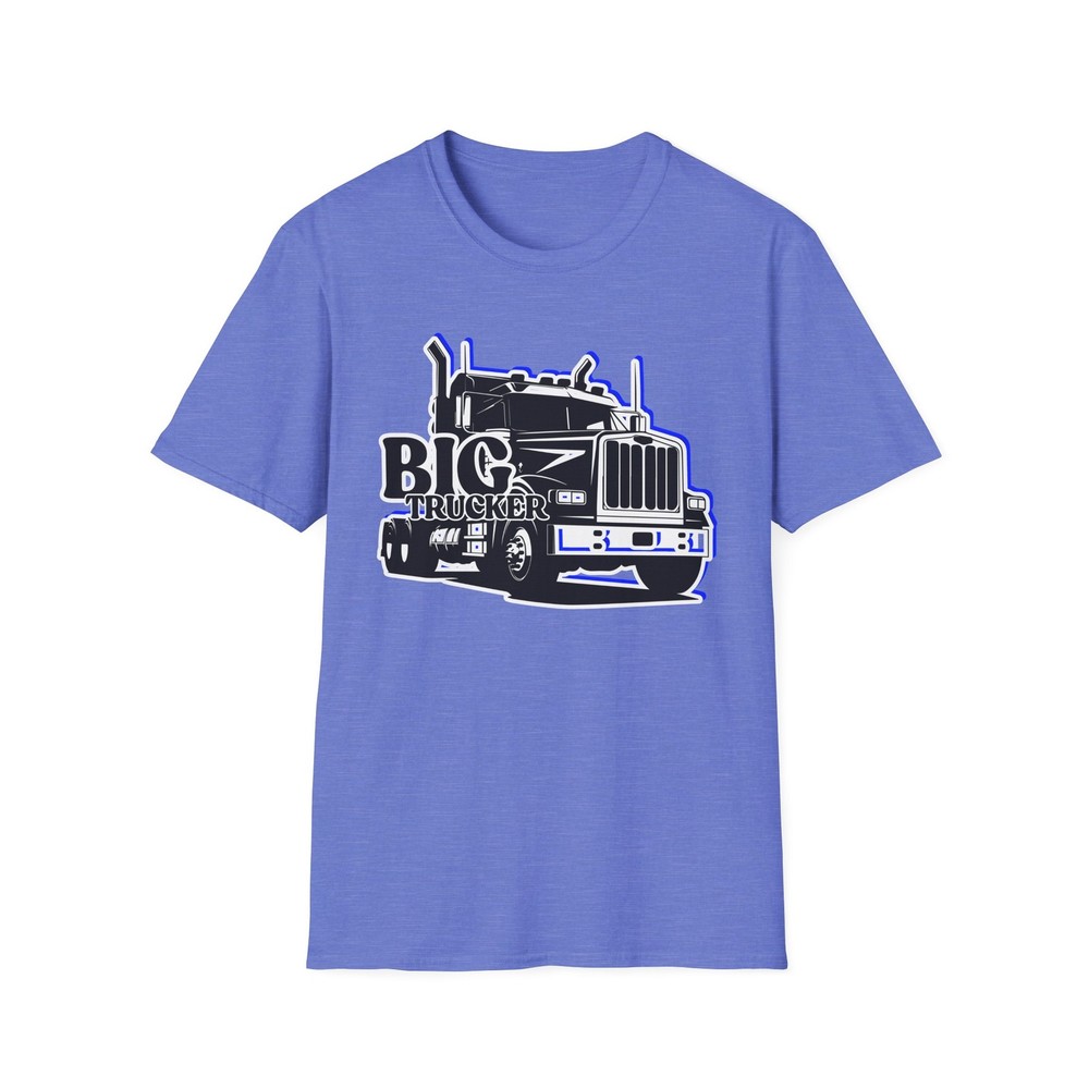 BIG Trucker | Adult Teen Clothes | Truck Shirt | Unisex Softstyle T-Shirt