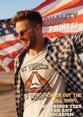 Funny Ugly Guys Vulnerable Tee (Back Print) | Unethical Threads