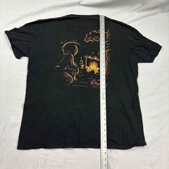 Dravus Co. Mens Graphic T-Shirt Black Yellow Crew XL Heading Nowhere