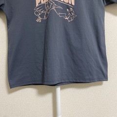 Pokemon Pikachu Farfetch’d T-Shirt Gray Size L Short Sleeve Graphic Tee