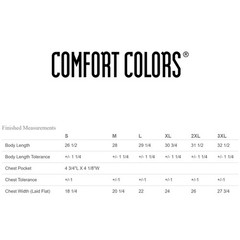 Comfort Colors 6030CC Adult 100% Ring Spun Cotton Heavyweight RS Pocket T-Shirt