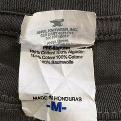 Winter Park Colorado Anvil Tear Away Label T-Shirt Size M