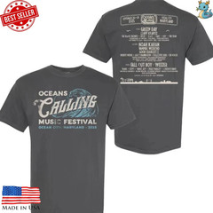 Oceans Calling Music Festival Ocean City Maryland T shirt Full Size S-5XL