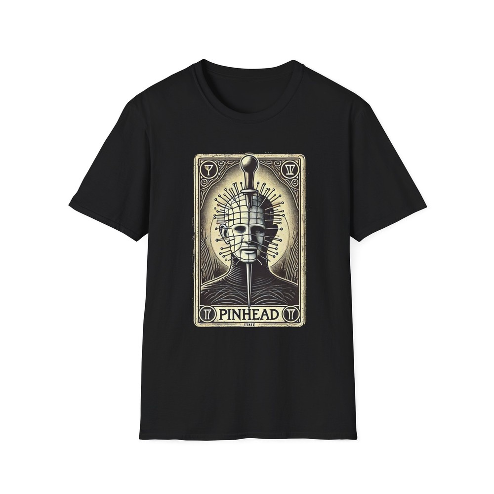Pinhead Tarot Card T-Shirt – Hellraiser Horror Occult Tee