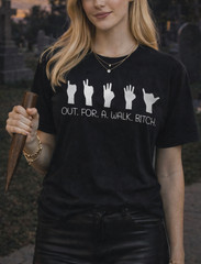 Out For A Walk Bitch T-Shirt ♡ Spike! Buffy the Vampire Slayer ✩ 90s Spuffy TV!