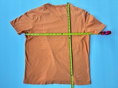 Complexo B Hand Print Graphic Crew T-Shirt Orange Brazil Catholic Religious