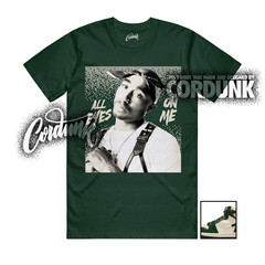 1 Retro High Fir Pro Green Pale Ivory Coconut Milk T Shirt Match TP