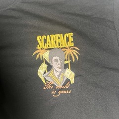Scarface x Reason The World Is Yours Graphic T-Shirt Black NWT Size Large