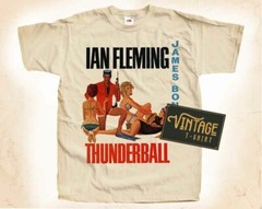 James Bond Thunderball V1 Vintage T Shirt for Men NATURAL S-5XL