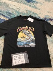 NWT Nike Air Jordan Graphic Fishing Club Catch 23 Black T-Shirt Men’s Sz XL