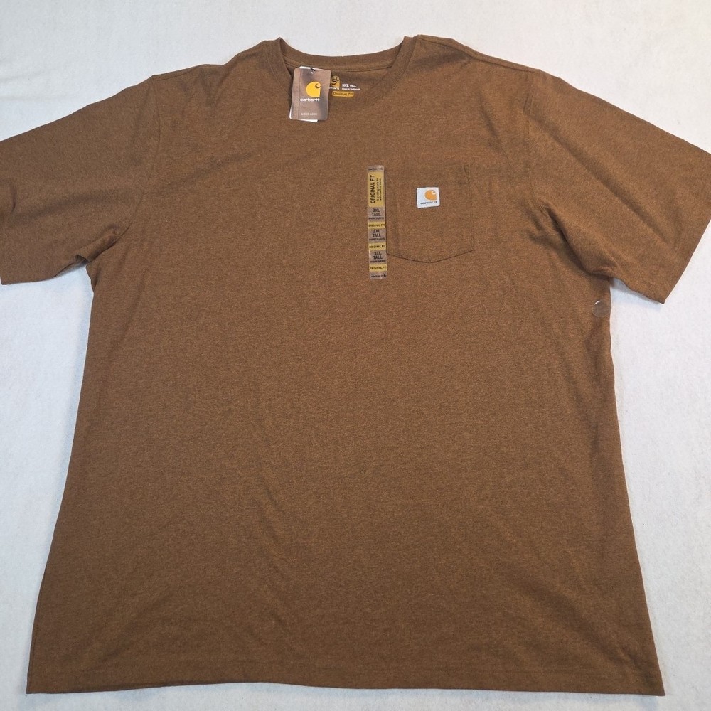 Carhartt Heavyweight K87 Pocket Tee Shirt Mens 3XLT Tall Workwear