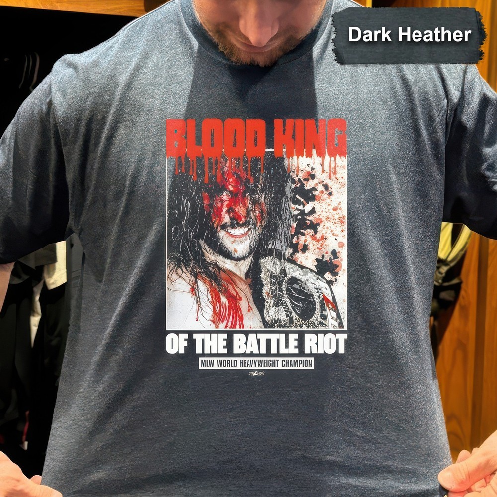 Killer Kross Blood King Of The Battle Riot Shirt Pro Wrestling Gift Tee S to 5XL