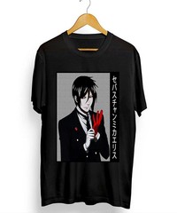 Chemise Black Butler,Sebastian New 2022,Kuroshitsuji,Toboso Yana Shirt S To 5xl
