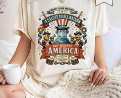 Vintage Retro A Salute To All Nations But Mostly Muppets Shirt