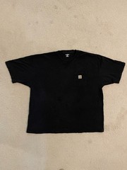 Vintage Y2K Carhartt Pocket Shirt Men 3XL Workwear Utility Distressed K87 Black