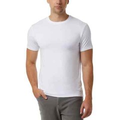 32 Degrees Cool Men’s 3 Pack Short Sleeve Crew Neck Shirt, White, Size M