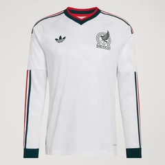 Adidas Mexico 2026 Match Away Men’s Soccer Authentic Long-Sleeve Jersey JZ2769