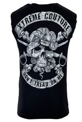Xtreme Couture Men’s T-shirt DON’T TREAD MUSCLE TEE Sleeveless Black