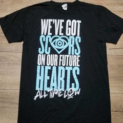 All Time Low Future Hearts Band Tee Mens Medium Black Emo Pop Punk Shirt
