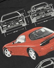 Mazda RX-7 AOP Vintage RARE Car 90s Motor Race XL Single Stitch T-Shirt REPRINT
