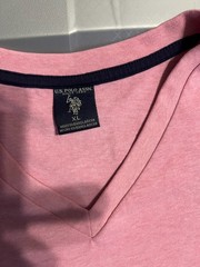 US Polo Association Mens T-shirt Pink