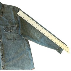 Vintage Wrangler Denim Western Snap Shirt Men’s XL Cowboy Ranch Wear