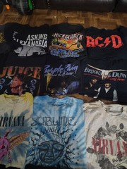 Bundle of 42 Band Tees Various Sizes Reseller Wholesale