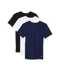 New Polo Ralph Lauren Men’s Size XL Slim Fit Crew-Neck 3 Pack T-Shirts NIB