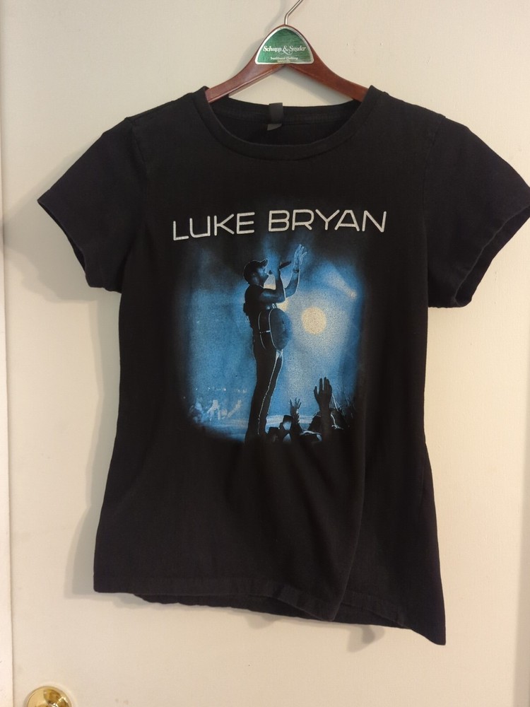Luke Bryan Medium Black Kill The Lights Shirt Tour District Made