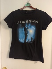 Luke Bryan Medium Black Kill The Lights Shirt Tour District Made