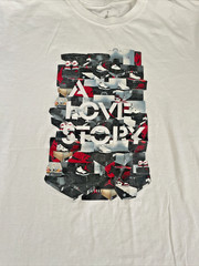Air Jordan Retro Shoe History T-Shirt Nike Large 2006 White MICHAEL JORDAN RARE