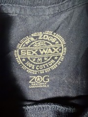 Mr Zogs Sex Wax Logo Print T Shirt Navy Blue Skate Surf Vintage Retro USA M