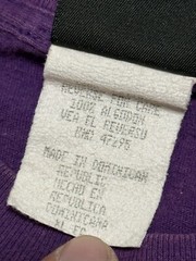 Vintage 90s Mickey Unlimited Donald Duck Single Stitch Tshirt Purple Mens Large