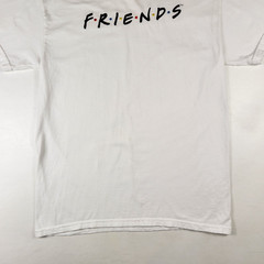VTG NBC Experience Store Friends T-Shirt Embroidered Spellout Adult Medium White