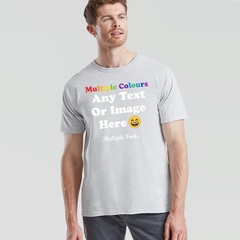 Personalised Unisex Tshirts Uk Customise With Any Text And Photo Longlasting