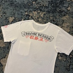 Chrome Hearts USA Scroll T Shirt Size Small Worn Lightly