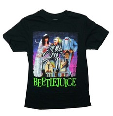 Beetlejuice Mesn T-Shirt – House Bride & Groom Distressed Poster