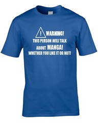 Manga Mens T-Shirt Funny Hobby Statement Gift Present Anime Cartoons Animation
