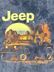 Jedco Jeep PFF Road Gray T-Shirt Size M