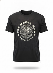 AJR The Maybe Man Tour 2024 Concert T Shirt XXL Black Graphic Band Tee EUC