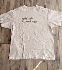 Toro y Moi “Reality’s Tight If the Music is Right” T-Shirt XL